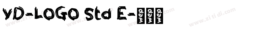 VD-LOGO Std E字体转换